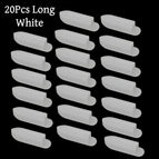 Long White 20Pcs
