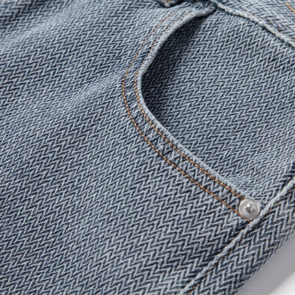 AIOPESON Pantaloncini di jeans casual retrò estivi da uomo 2025 Pantaloncini di jeans comodi ed eleganti in misto cotone vintage slim fit
