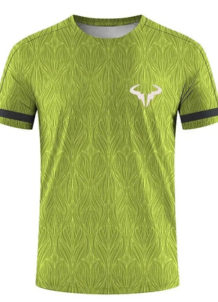 Série de badminton et de tennis T-shirt col rond à manches courtes pour sports extrêmes en plein air homme et femme imprimé 3D