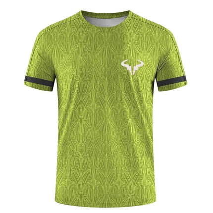 3D Printed Men's and Women's Outdoor Extreme Sports Short Sleeve Round Neck T-Shirt Badminton and Tennis Series