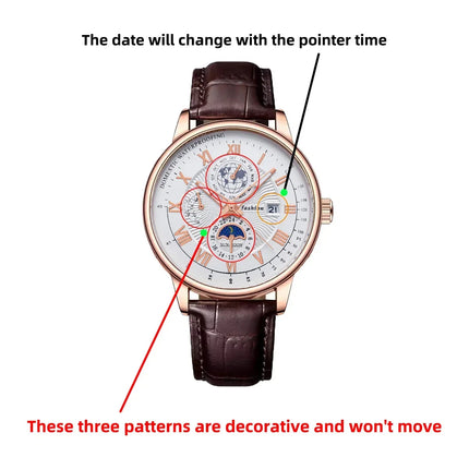 2024 Orologio da uomo alla moda Orologio da polso da uomo sportivo di lusso alla moda Orologio da uomo al quarzo con data in pelle luminosa impermeabile Orologio da uomo platinumshop