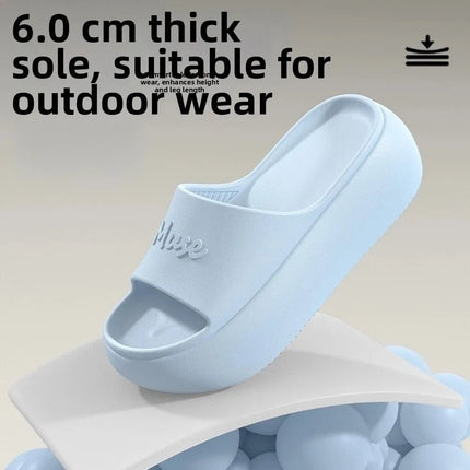 Ciabatte Casual Antiscivolo con Suola Spessa, Stile Estivo, Comode Ciabatte da Casa, Ciabatte da Bagno con Rialzo, Ciabatte da Spiaggia da Donna - platinumshop