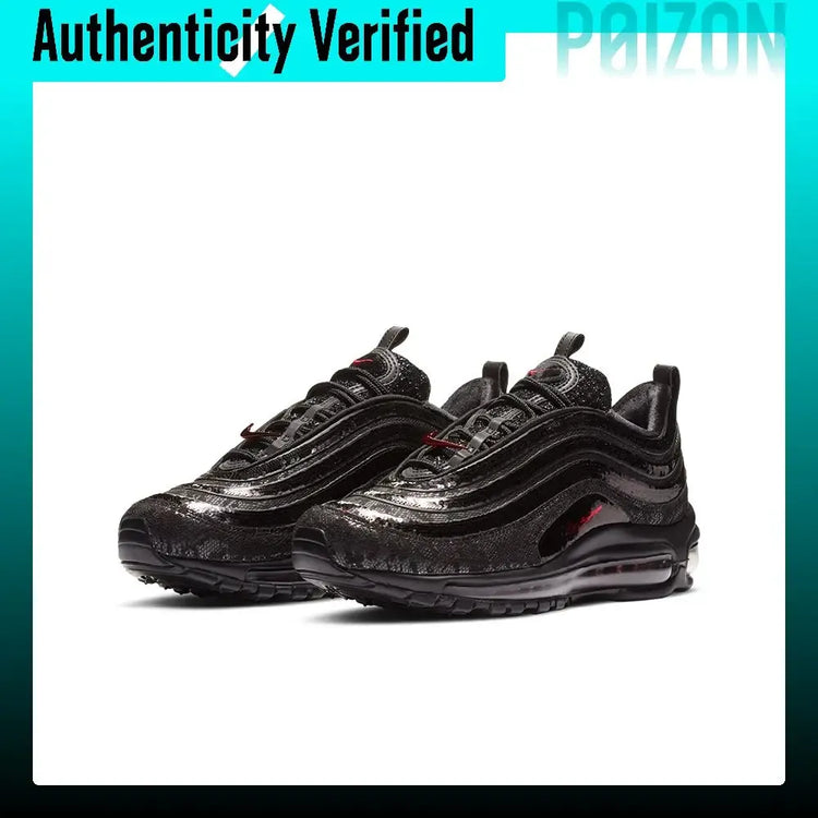 Nike Air Max 97 Running Shoes Women's Low-top Black/Red DC1709-060