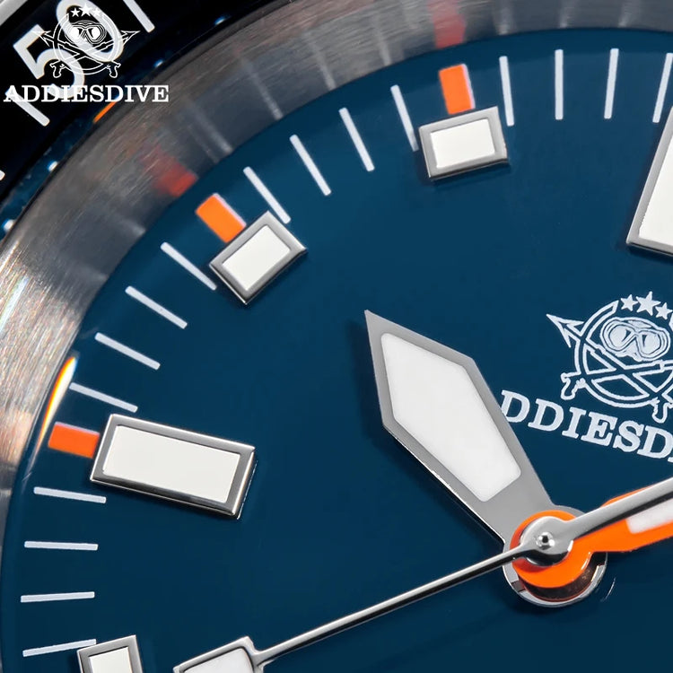 ADDIESDIVE 2025 NEW NH35A Automatic Mechanical Watches Watch For Man BGW9 Blue Luminous 20Bar Waterproof Sapphire Glass Japan
