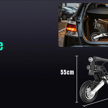 Scooter elettrici TODIMART G2, batteria 48 V 10,4 Ah, motore 500 W, pneumatici fuoristrada da 10 pollici, portata 40-45 km platinumshop