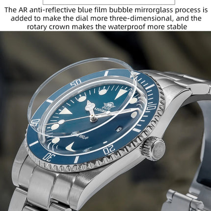 ADDIESDIVE Luxury Men's Analog Watch BGW9 Luminous Ceramic Bezel Bubble Mirror Glass Diver's Watch 200m Quartz Watches AD2068