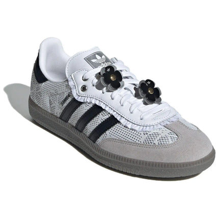 Adidas Originals Samba OG Donna Retro Lace Flower Bianco Nero Tedesco Training Casual Low Top Skateboarding Sneakers-IH3371