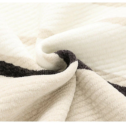 High Quality Fashionable and Simple Half Zipper stripe Sweater Men's Autumn and Winter Knitted Sweater Casual Pullover Top