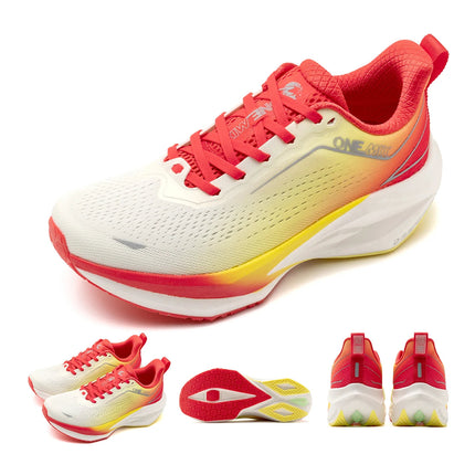 ONEMIX Scarpe da corsa da jogging per uomo Scarpe da ginnastica da esterno super leggere Scarpe da passeggio antiscivolo con ascensore Donna PlatiNum