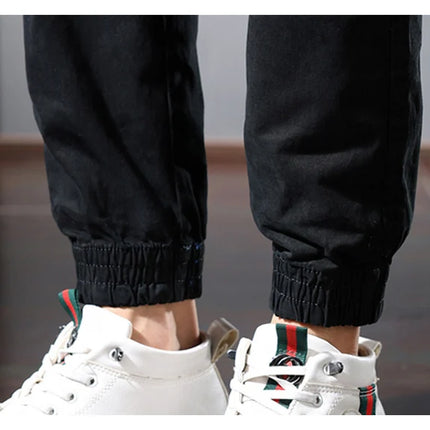Street Fashion Men Jeans Black Green Loose Fit Big Pocket Casual Cargo Pants Hombre Zipper Designer Hip Hop Joggers Men Overalls