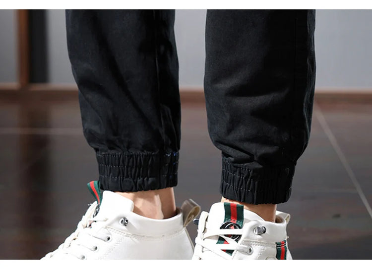 Street Fashion Men Jeans Black Green Loose Fit Big Pocket Casual Cargo Pants Hombre Zipper Designer Hip Hop Joggers Men Overalls