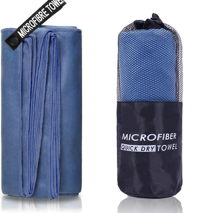 Serviette de Sport à Séchage Rapide 40x80/80x160CM Bleu Gris Vert Orange pour Natation Salle de Sport Fitness Camping Course Plage