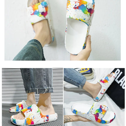 Scarpe estive da uomo Pantofole da spiaggia Scivoli antiscivolo in EVA all'aperto Moda donna Appartamenti Infradito Sandali casual Casa di lusso