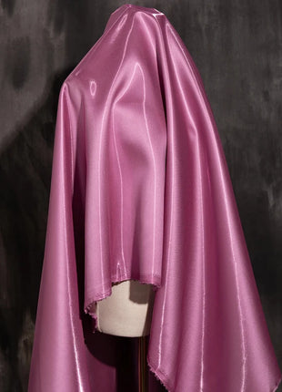 Tessuto Satinato Liquido Lucido di Lusso Riflettente Effetto Galassia per Abiti da Sposa e Design di Abiti alla Moda