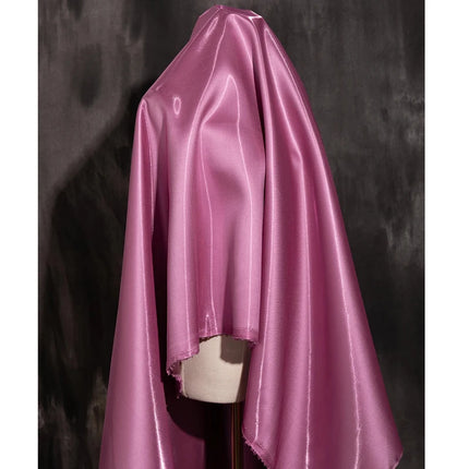 Tessuto Satinato Liquido Lucido di Lusso Riflettente Effetto Galassia per Abiti da Sposa e Design di Abiti alla Moda