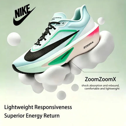 Nike Zoom Fly 6 Men's Racing Road Running Shoes – Lightweight ZoomX Foam Breathable Cushioned Sneakers FN8454-402/800/004/403