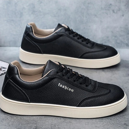 Casual Shoes Loafers British Leather Sneakers Flats Shoes Classic Men Leather Shoes Spring Summer New Trendy Designer Loafers