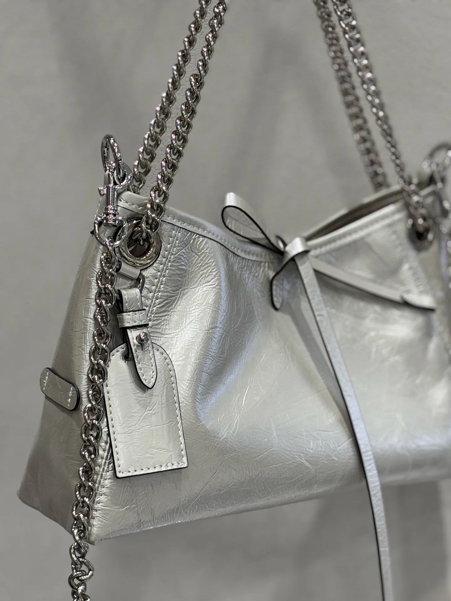 Women's Soft Top Grain Leather Tote Bag - Large Capacity Crossbody Shoulder Underarm Bag, Stylish Versatile Shopping Handbag