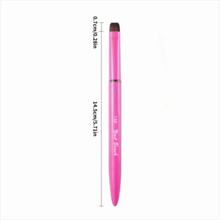 3 in 1 French Nail Brush with Multifunctional Head - Fine Nail Brush for Gel and Acrylic Nails for Precise Cleaning