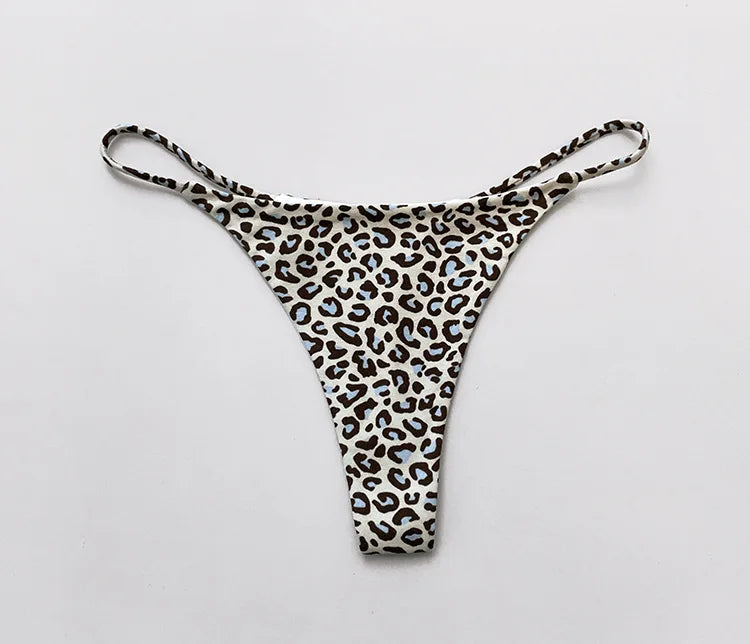 Cotton G String Leopard Women Panties Sexy Briefs Thong Low Waist T-back Bikini Underwear Seamless Femlae Lingerie Size S-XL
