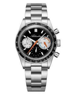 ADDIESDIVE 37mm Watch For Men Chronograph 10Bar Diver BGW9 Luminous Bubble Mirror Glass AD2539 Aluminum Ring VK63 Quartz Watches