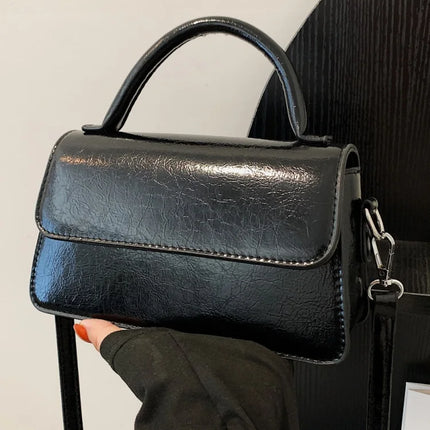 Borsa a mano da donna alla moda, in pelle PU di alta qualità, borsa tote casual per lo shopping quotidiano, per signore.