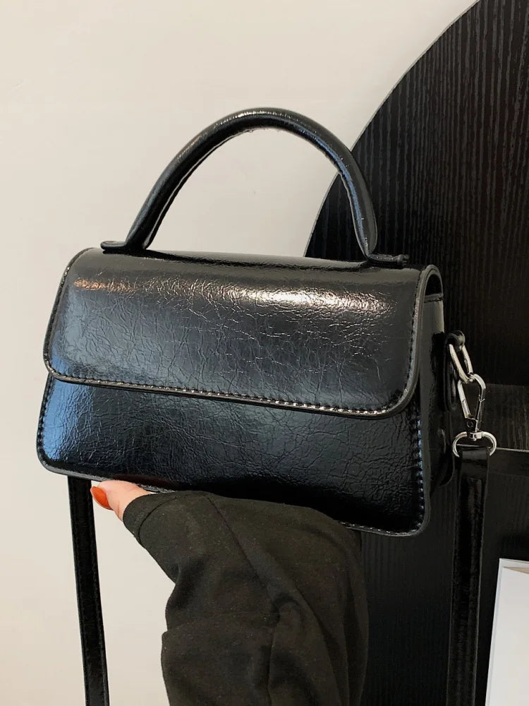 Borsa a mano da donna alla moda, in pelle PU di alta qualità, borsa tote casual per lo shopping quotidiano, per signore.