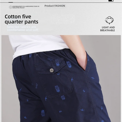 Top Quality 100% cotone Nuovo marchio estivo Moda casual Streetwear Pantaloncini da surf Pantaloni da uomo Pantaloni larghi con coulisse Abbigliamento da uomo platinumshop