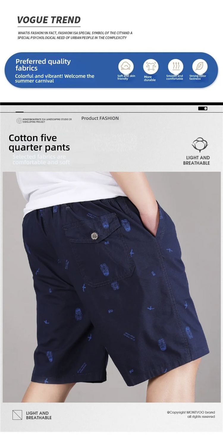 Top Quality 100% cotone Nuovo marchio estivo Moda casual Streetwear Pantaloncini da surf Pantaloni da uomo Pantaloni larghi con coulisse Abbigliamento da uomo platinumshop