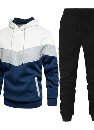 2025 model men's suit - sports hoodie + pants - winter/spring edition - sports hooded sweatshirt - sports pants - fashionable sl PlatiNum