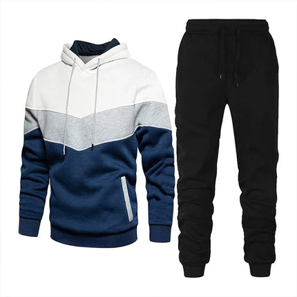 2025 model men's suit - sports hoodie + pants - winter/spring edition - sports hooded sweatshirt - sports pants - fashionable sl PlatiNum
