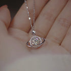 New 925 Sterling Silver Planet Necklace Personality Charming Woman Pendant Choker Birthday Gift for Friends Exquisite Jewelry PlatiNum