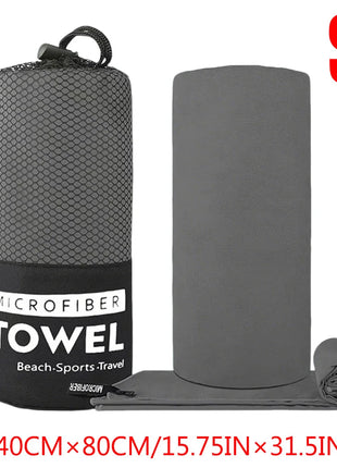 Asciugamano Sportivo ad Asciugatura Rapida Multifunzionale per Viaggi, Nuoto, Yoga, Ultra Morbido, Leggero, Super Assorbente in Microfibra per Palestra