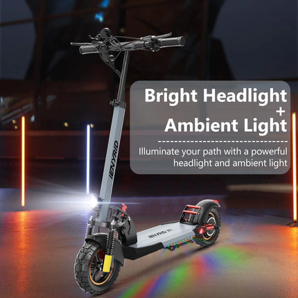 Monopattino Elettrico Pieghevole IENYRID A1 800W/48V/12.5 AH, Velocità Massima 45KM/h, Autonomia 20-30KM, E-Scooter Urbano per Adulti