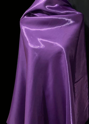 Tessuto Satinato Liquido Lucido di Lusso Riflettente Effetto Galassia per Abiti da Sposa e Design di Abiti alla Moda