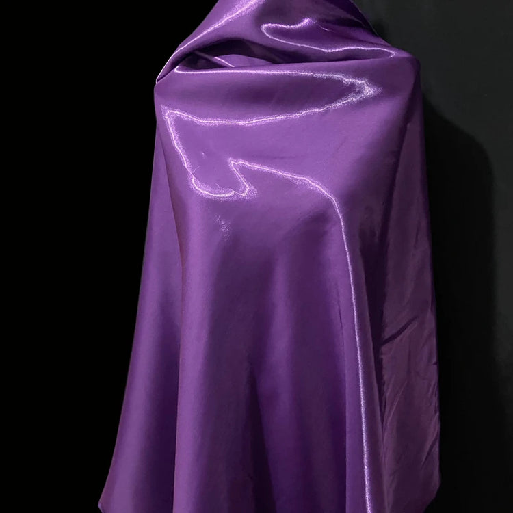 Tessuto Satinato Liquido Lucido di Lusso Riflettente Effetto Galassia per Abiti da Sposa e Design di Abiti alla Moda