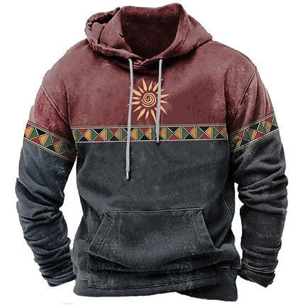 Vintage Totem Autumn Sweatshirt 3D Print Hoodies Loose Men/WOMEN Hoodie Holiday Hoodie Long Sleeve Coat Men Clothing