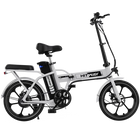 Bicicletta elettrica HITWAY, E-Bike pieghevole, Bici da città, Batteria al litio 36V/13Ah, Autonomia elettrica fino a 35-90 km