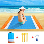 orange white blue / 200CMx210cm