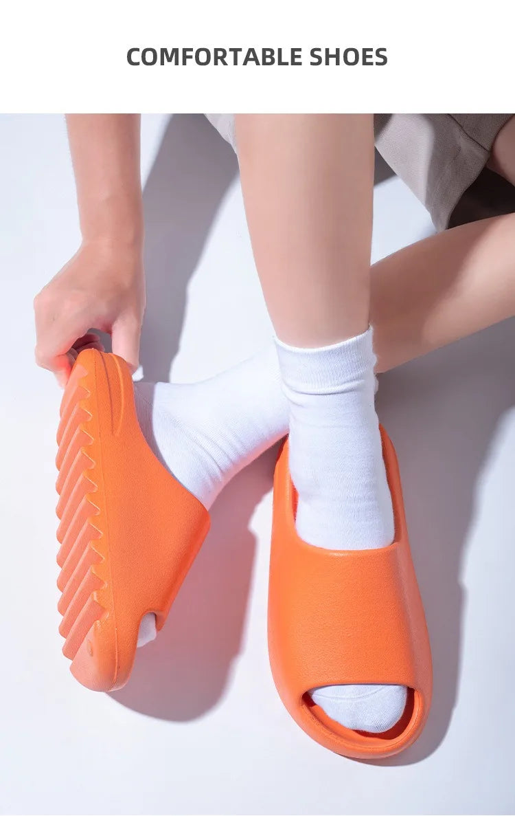 Women Men Slippers Fashion EVA Slides 2025 Summers Outdoor Beach Sandals Women Casual Shoes Man Flip-flops Men's Sandal