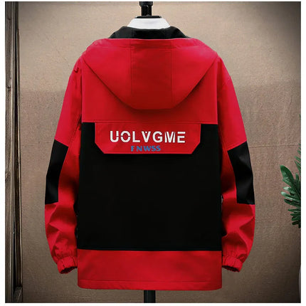 Autumn new style Fashion Trend Hooded Jacket spring Men's Casual Comfort Fleece High Quality Coat male full size M-4XL