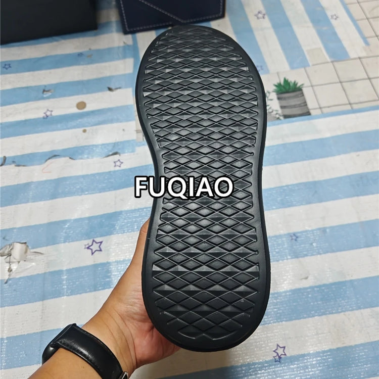 Men 7CM Invisible Height Increasing Sneakers Comfortable Breathable Leather Casual Elevator Shoes Lace Up Thick Sole Sport Shoes