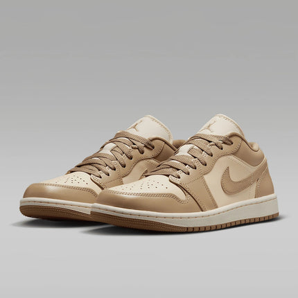 Scarpa da basket retrò Nike ufficiale originale Air Jordan 1 da donna dal taglio basso DC0774-203 platinumshop