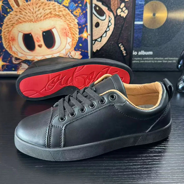 New Fashionable Men's Exquisite Red Bottom Casual Board Shoes for Youth and Students Soft Bottom Comfortable Running Sneakers