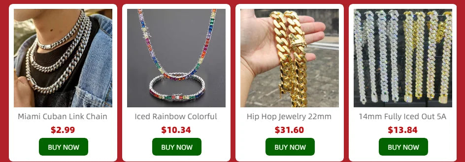 Accessorio Hip Hop Collana in oro rosa largo 22 mm Collana pesante alla moda fredda con zirconi in rame per uomini e donne