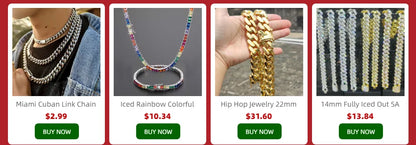 Accessorio Hip Hop Collana in oro rosa largo 22 mm Collana pesante alla moda fredda con zirconi in rame per uomini e donne