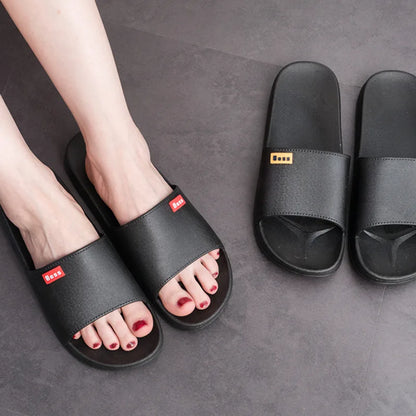 Bebealy Summer Fashion Women's Slippers Comfortable Women Sandals Indoor Non-slip Waterproof Bathroom Slippers Casual Shoes