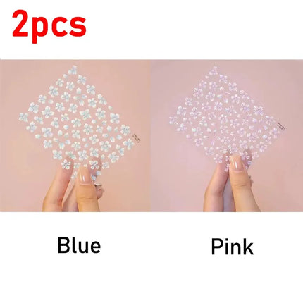 New Hipster Pure White Flowers Rose Spring Lily Camellia Daisy Jelly Cherry Blossom Nail Art Stickers Manicure Decals ZJT11