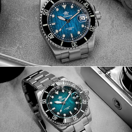 ADDIESDIVE Men's Dive Watch Automatic Mechanical 8215 Sapphire Glass BGW9 Super Luminous 200M Waterproof Men's Watch AD2536