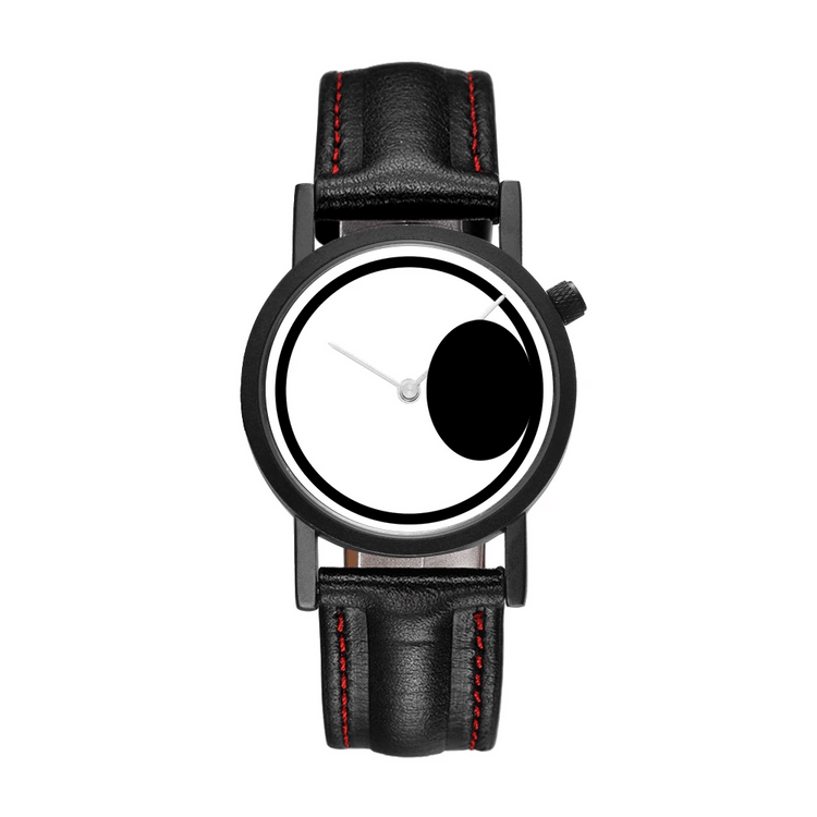 FEB 30TH Walking Men Design orologio Unisex da uomo dal Design creativo 3ATM cinturino in acciaio inossidabile resistente all'acqua platinumshop